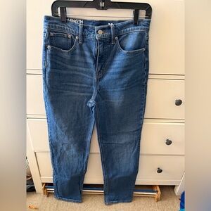 J. Crew Women's Straight Leg Jeans - Blue